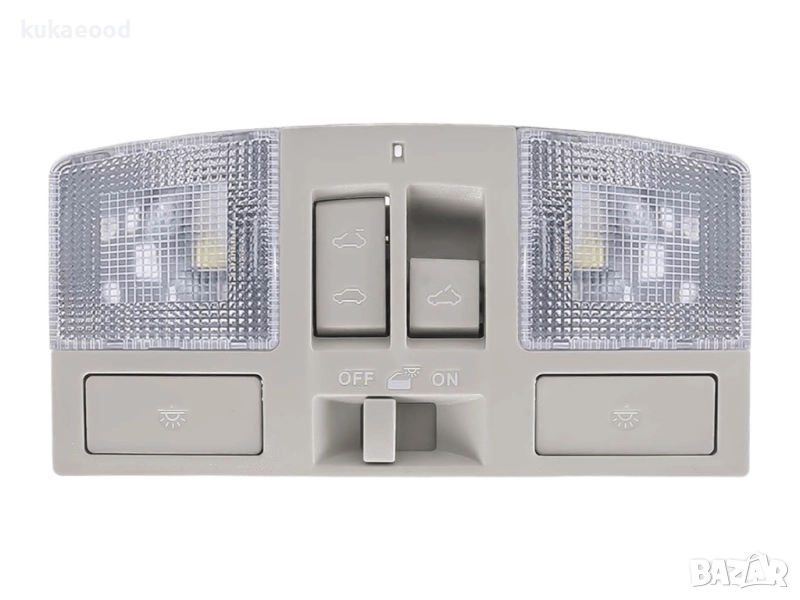 Плафон (LED) с бутон за ел шибедах (люк) Mazda 3, снимка 1