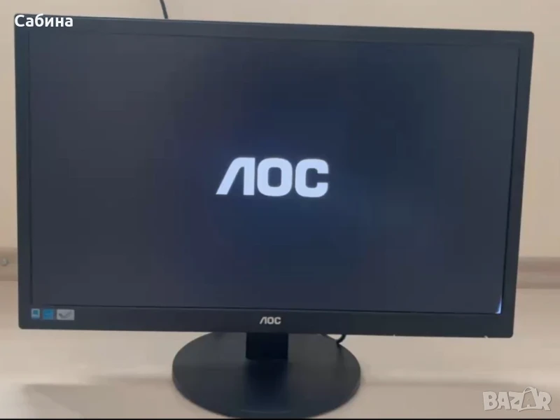 Монитор AOC 236LM00014 - MVA LED FHD 1080p Monitor - HDMI VGA Ports, снимка 1