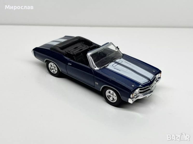  1:43 WELLY Chevrolet Chevelle SS КОЛИЧКА ИГРАЧКА МОДЕЛ , снимка 1