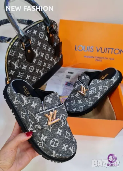 Дамски Кожени Чехли LOUIS VUITTON , снимка 1