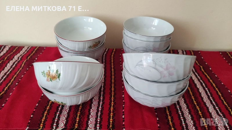 Два модела купички за супа на "Китка" Нови Пазар-неизползвани, снимка 1