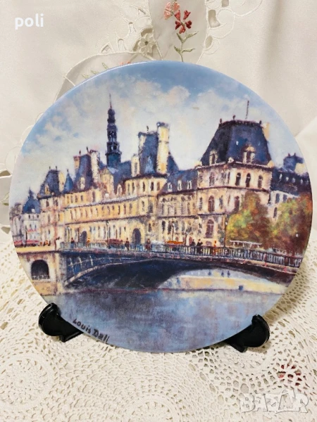 порцеланова чиния за стена , снимка 1