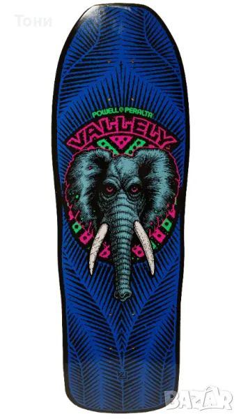 Powell Peralta Mike Vallely Elephant Skateboard Deck, снимка 1