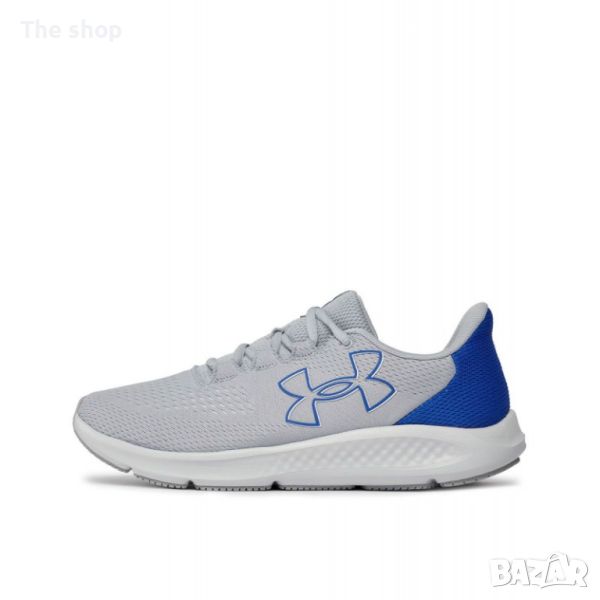 МЪЖКИ МАРАТОНКИ UNDER ARMOUR CHARGED PURSUIT 3 BIG LOGO RUNNING SHOES GREY/BLUE (002), снимка 1