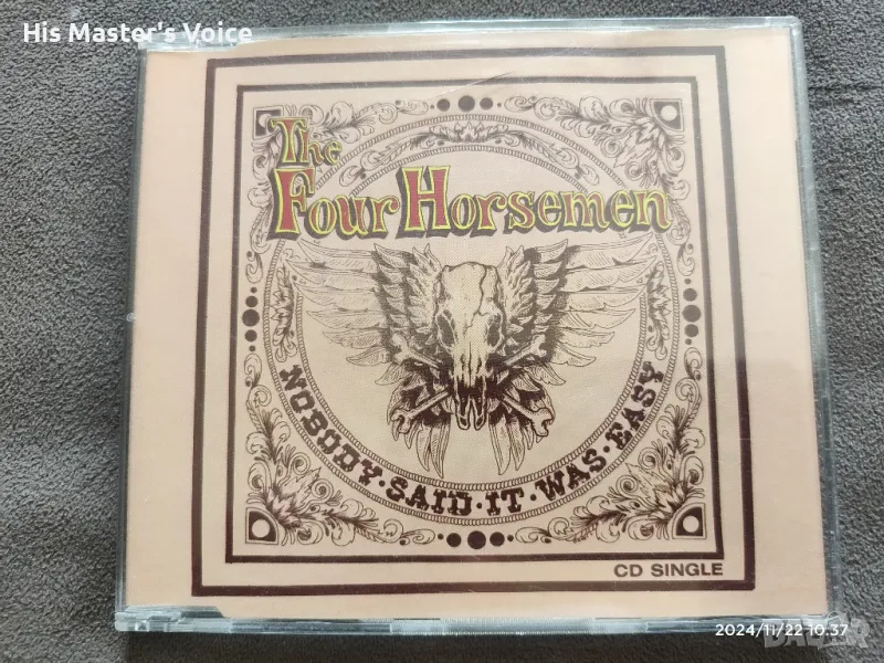 The Four Horsemen - Nobody Said It Was Easy CD, снимка 1