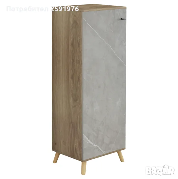 Шкаф за обувки Puzzle-home HM8954, ПДЧ, 4 цветови комбинации,50Χ38Χ135, снимка 1