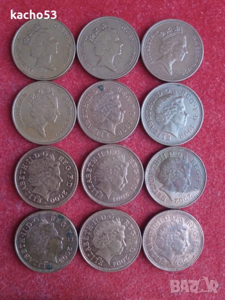 1 пени 1993- 2007 г. Великобритания., снимка 1