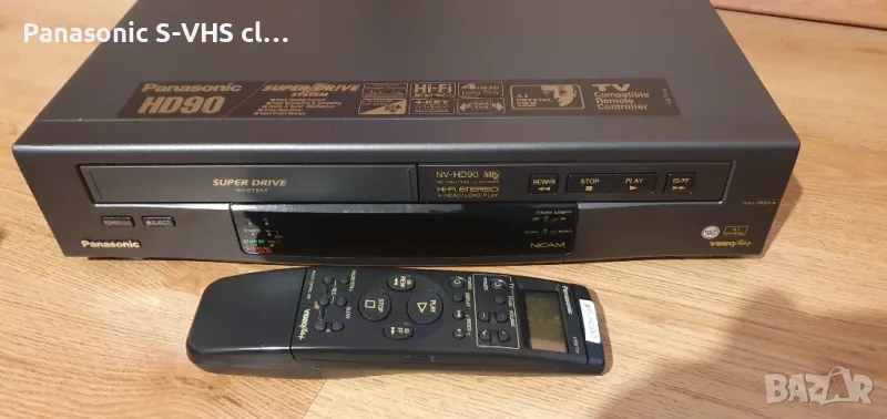 Panasonic NV-HD90 VCR VHS Hi-Fi stereo Sp/Lp, снимка 1