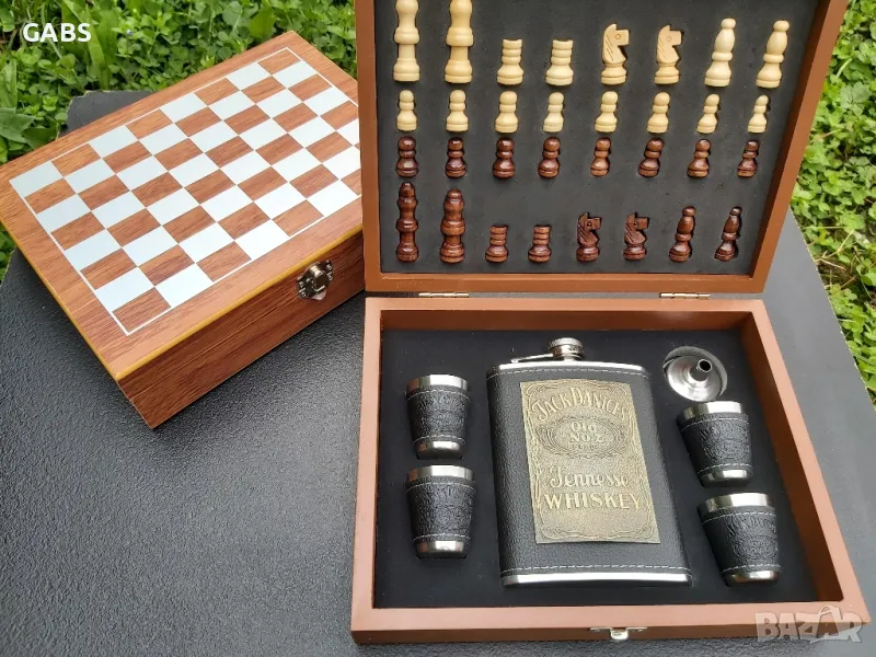 Стилен подаръчен комплект ШАХ Jack Daniel's 2 модела, снимка 1