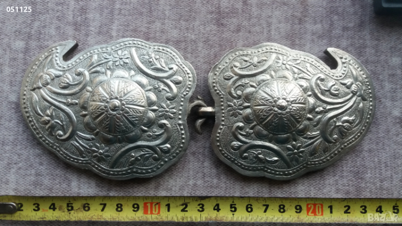 възрожденски сребърни пафти , снимка 1