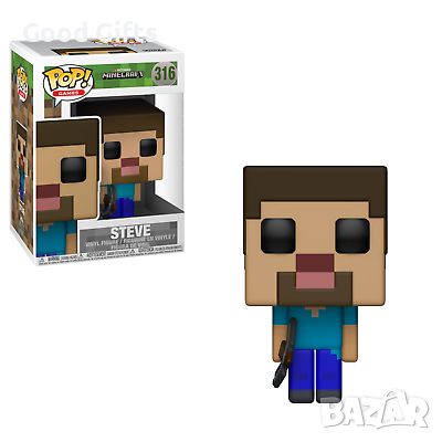 Funko Pop Фигурки Minecraft Steve, 316 Майнкрафт, снимка 1