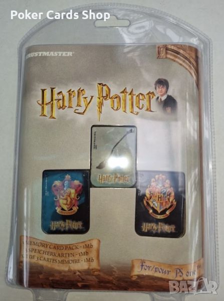 3x Memory Card # Harry Potter [Thrustmaster] за ПС1 / PS1 / Playstation 1, снимка 1