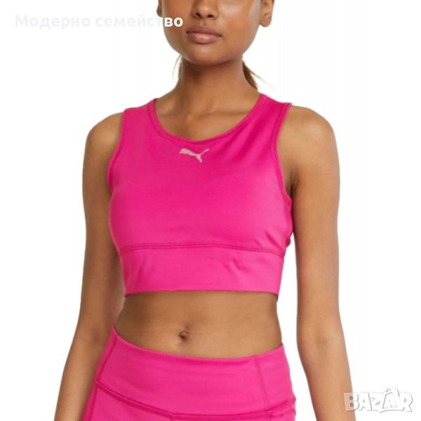 Дамски спортен потник puma ready to go drycell sport bra pink, снимка 1