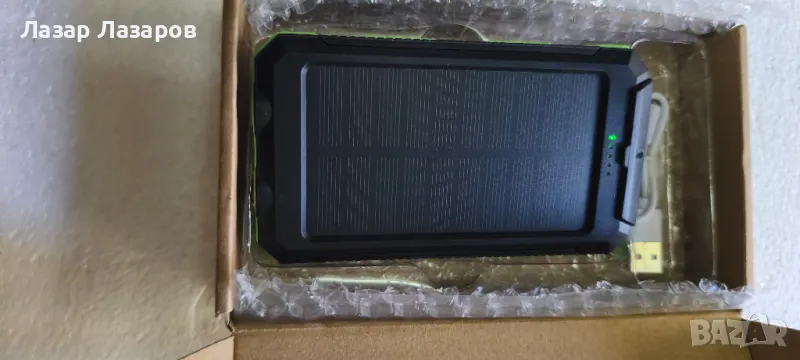 Продавам соларно зарядно за телефон, таблет 8000 mah, снимка 1