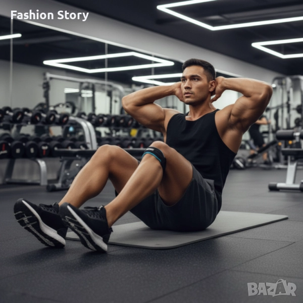 Регулируем подколенен колан Vbosi – подкрепа и защита при спорт и натоварване, снимка 1