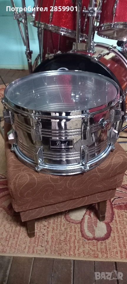 Продавам соло барабан Pearl Forum 14” x 8” (с широка пружина), снимка 1