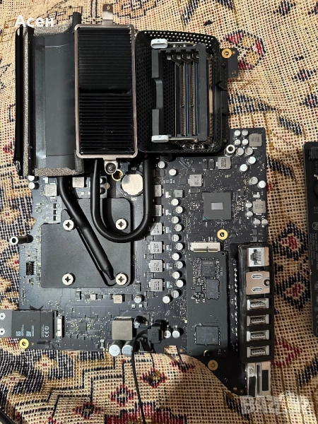 платка 5" 3.7 27" (5K, 2019)  iMac "Core i9" 3.6 27" (5 хиляди, 2019 г.)	3.6 GHz Core i9 (I9-9900K), снимка 1