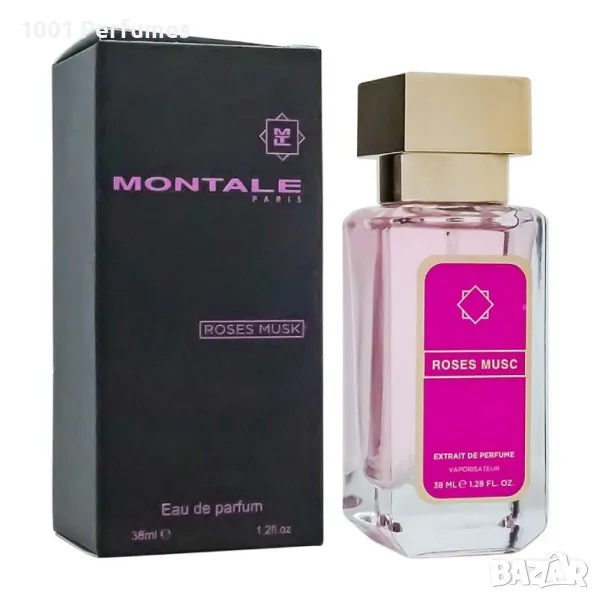 Дамски мини парфюм Montale Roses Musk EDP 38ml, снимка 1