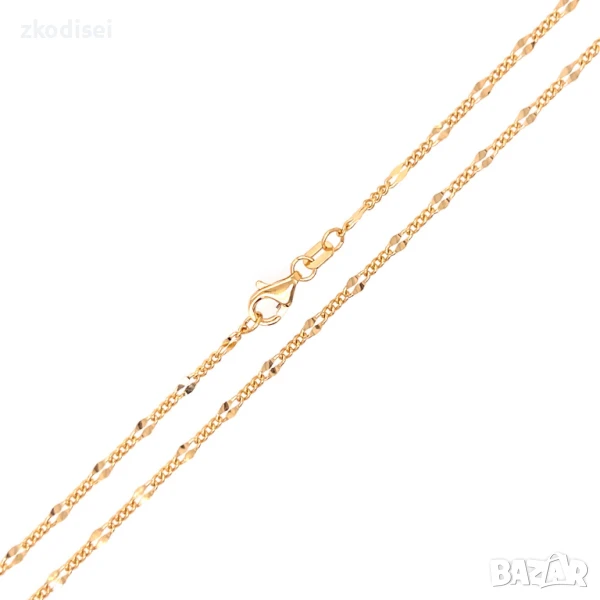 Златен синджир 3,32гр. 48,0см. 14кр. проба:585 модел:32117-4, снимка 1