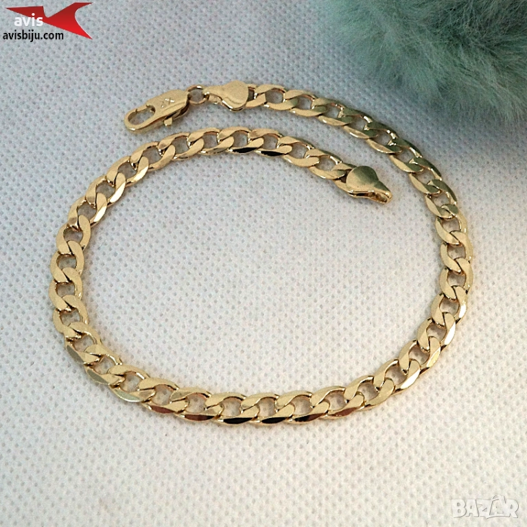 Гривна с 14К златно покритие 234816, снимка 1