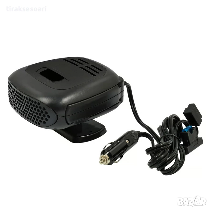 12V електрическа авто печка с вентилатор 150W, кабел 135 см, модел 383, снимка 1