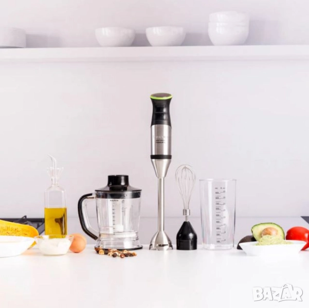 Ръчен блендер Taurus BAPI 1200 Premium Plus Inox & BAPI 1500 Premium XL Plus – 20 скорости, TURBO, н, снимка 1