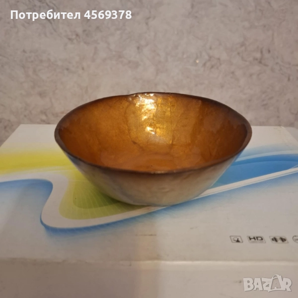 Старинна Цветна Купа , снимка 1