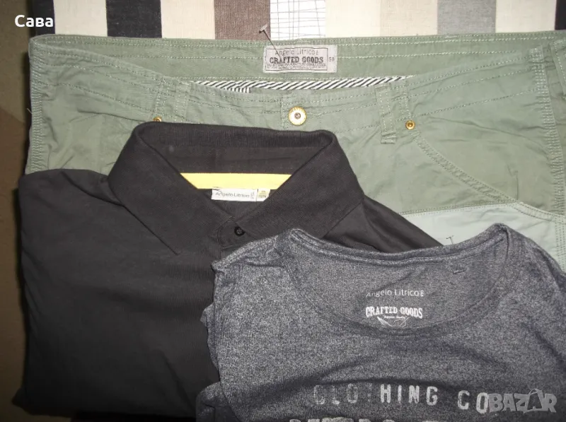 Къси панталони,тениска и блуза ANGELO  мъжки,3-4-5ХЛ, снимка 1