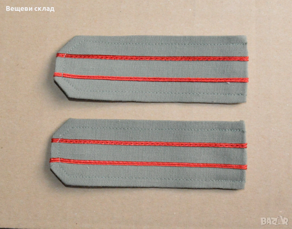 летни строеви пагони старши офицер общовойскови, снимка 1