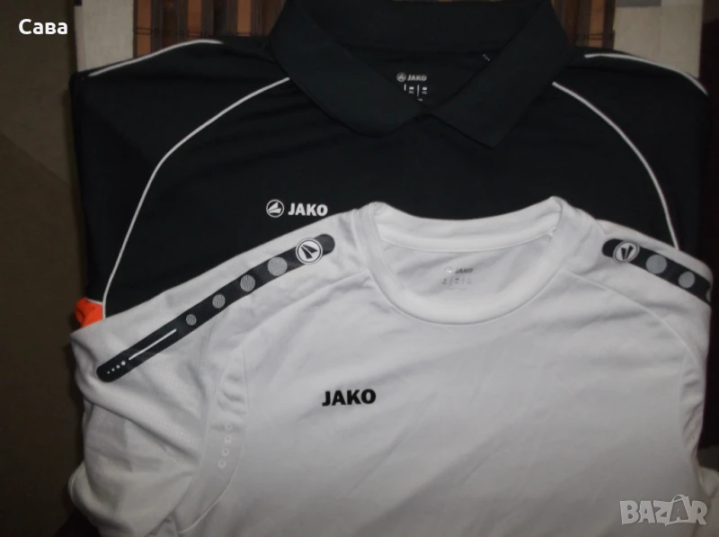 Тениски и шорти JAKO  мъжки,ХЛ-3ХЛ /черна,бяла,тъмносиня/, снимка 1