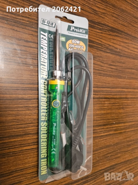 поялник с терморегулатор Pro'sKit SL-131B, снимка 1