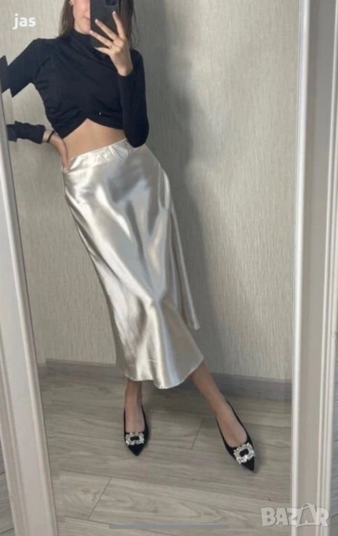 Сатенена пола С размер, снимка 1