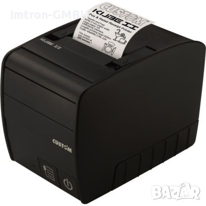 POS Термо принтер  thermal printer KUBE II F  ETH / RS232 / BLACK IN CUSTOM , снимка 1