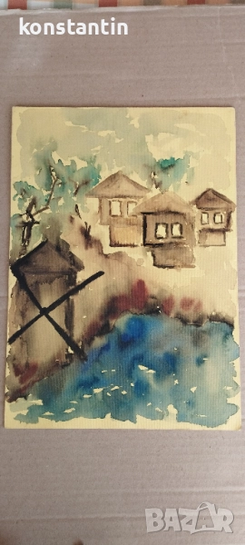 ТРИ АКВАРЕЛА, снимка 1
