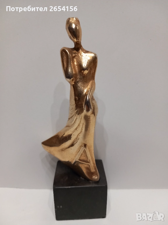 Красива малка Пластика Скулптура Статуетка , снимка 1