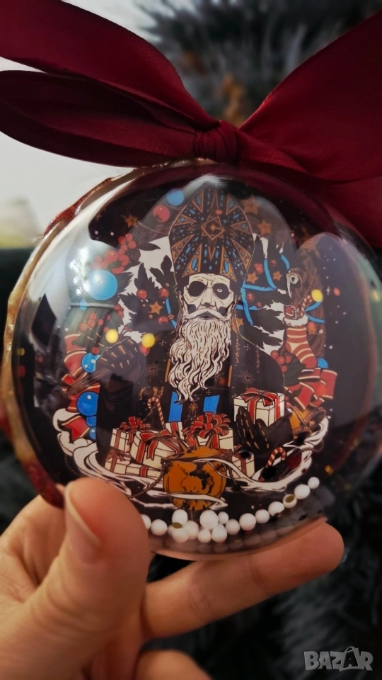 Коледна украса / топка -рок група "Ghost Band" , снимка 1