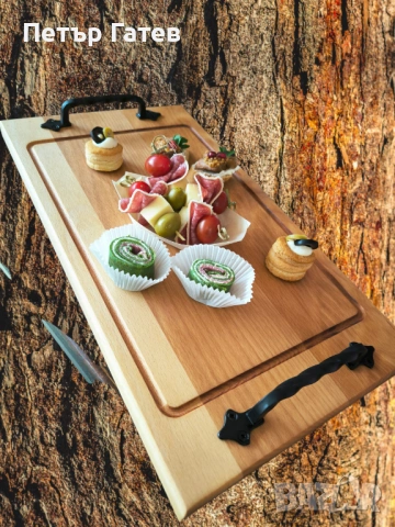 Плато за сервиране от Бук