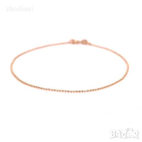 Златна дамска гривна 0,92гр. 18,5см. 14кр. проба:585 модел:36934-5, снимка 2 - Гривни - 53620402