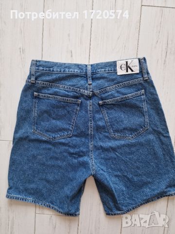 Calvin klein дамски дънки с висока талия, снимка 5 - Къси панталони и бермуди - 45256618