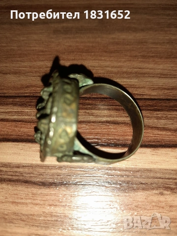Възрожденски сребърен пръстен, снимка 5 - Антикварни и старинни предмети - 53727215