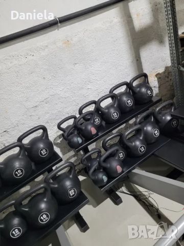 Пудовки сет 2х4 2х6 2х8 2х10 2х12 2х16 2х20 комплект kettlebell 760 лв, снимка 4 - Фитнес уреди - 45838705