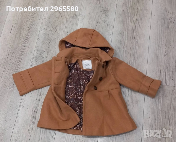 Пролетно Палтенце на NEXT за момиче, снимка 4 - Бебешки якета и елеци - 53292105