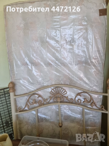 Единично легло с матрак, снимка 4 - Спални и легла - 52154226