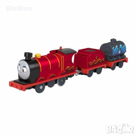 Оригинално моторизирано влакче Thomas & Friends - Splash Tank James - Джеймс / FISHER PRICE, снимка 1 - Влакчета, самолети, хеликоптери - 45809371