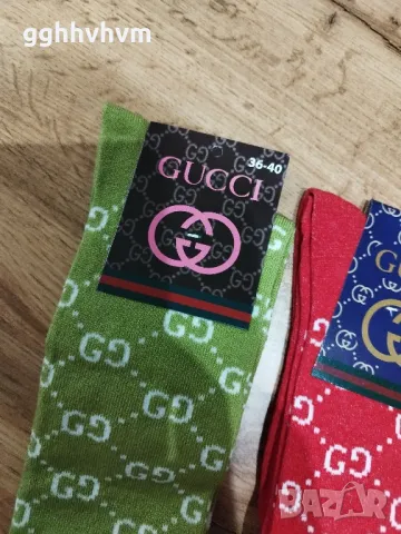 дамски чорапи до коляното на Gucci, снимка 2 - Дамски чорапи - 47306852