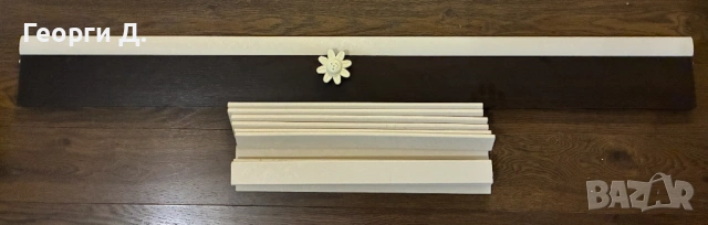 Дървена бебешка кошара, 2 нива , матрак бамбук, снимка 2 - Бебешки легла и матраци - 53898091