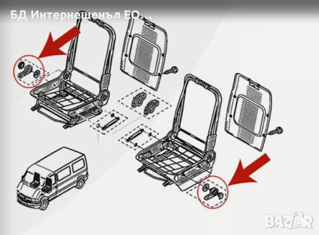 7701205078  Дръжка за регулиране на седалка, Renault Trafic, Kangoo, Vivaro, Черен, снимка 5 - Части - 50967254