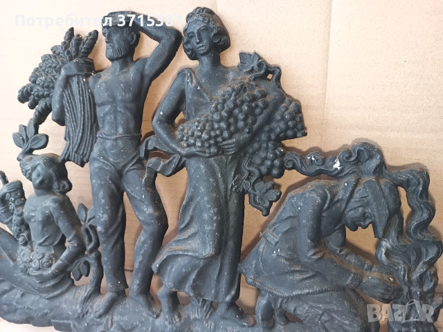 Чугунено пано за камина, снимка 7 - Пана - 52910464