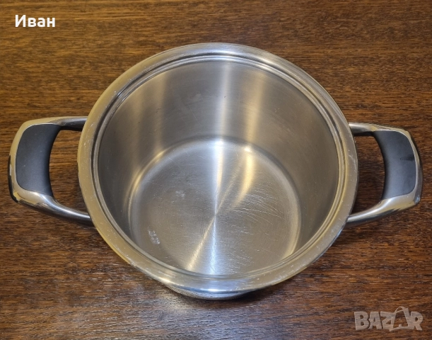 Amc готварски сет две тенджери и съд за готвене на пара, снимка 6 - Съдове за готвене - 52341337