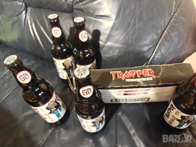 Iron Maiden The Trooper 50th Anniversary Beer Bottles , снимка 4 - Китари - 52097466